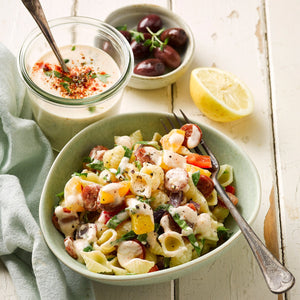 Pasta Salad with Smoked Paprika & Herb Dressing